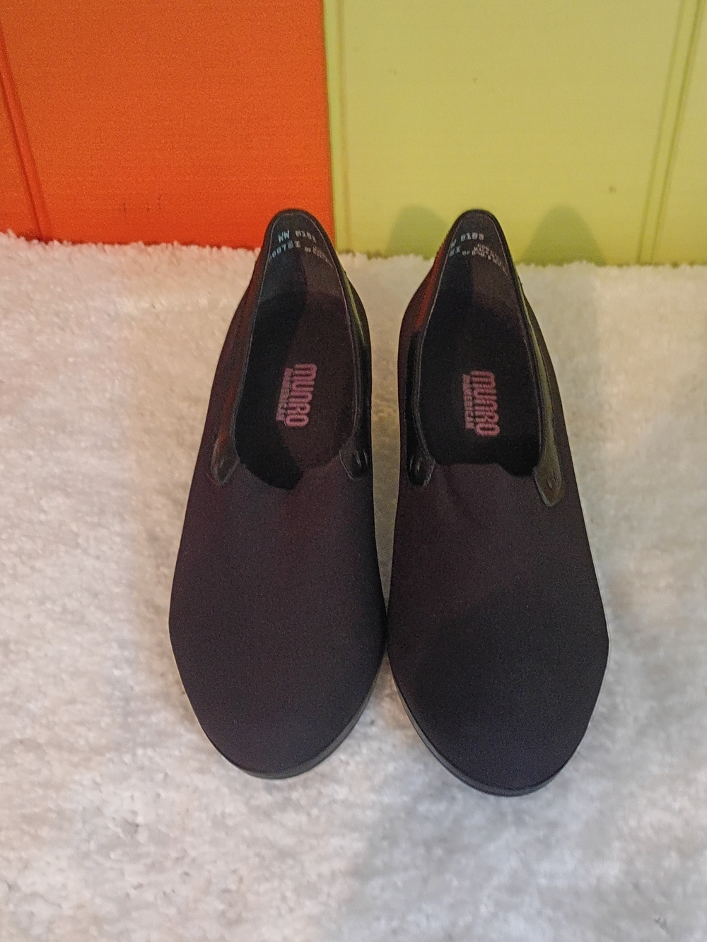 Black Slip-On Women's Comfort Shoes